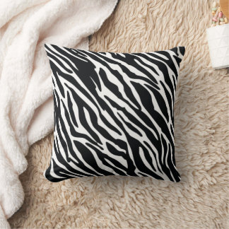 Coussin Conception de modèle sans couture de rayure de zèb