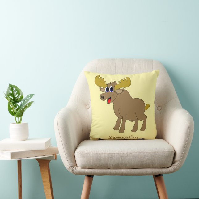 Coussin Conception de Moose Personnalisée (Chaise)