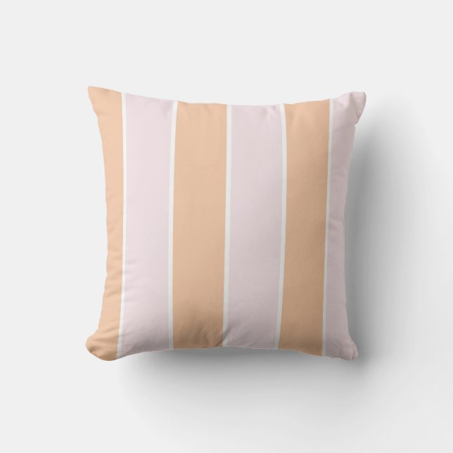 Coussin Conception de motif à rayures verticales de couleu (Recto)