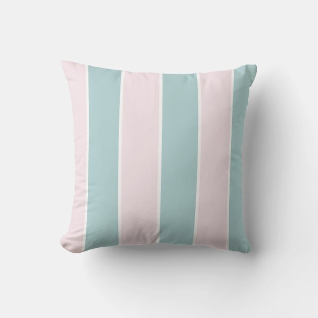 Coussin Conception de motif à rayures verticales de couleu (Recto)