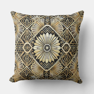 Coussin Conception de motif Art Déco élégant
