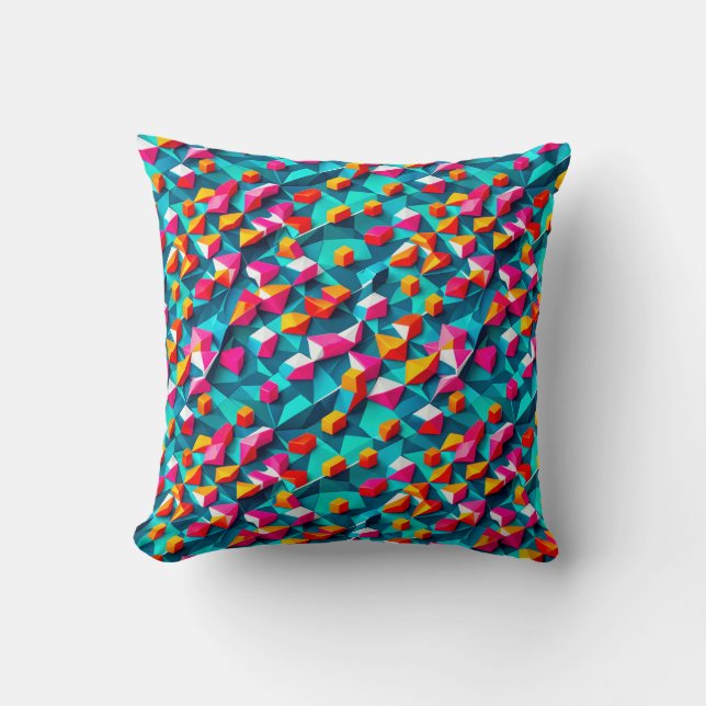 Coussin Conception de motif géométrique abstrait 14 -Oreil (Recto)