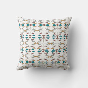 Coussin Conception de motif triangulaire oblique du Sud-Ou