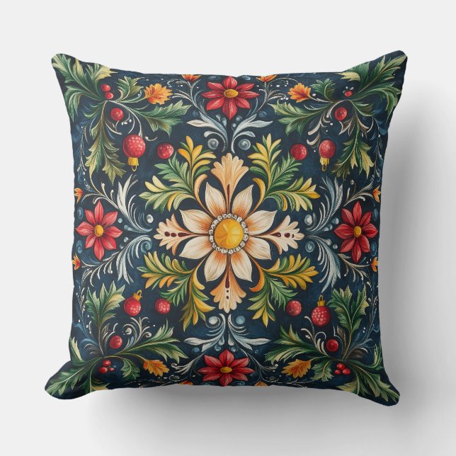 Coussin Conception de Noël (Recto)