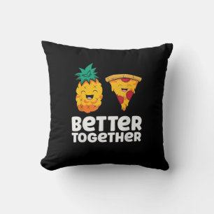 Coussin Conception de nourriture amusante de pizza à l'ana