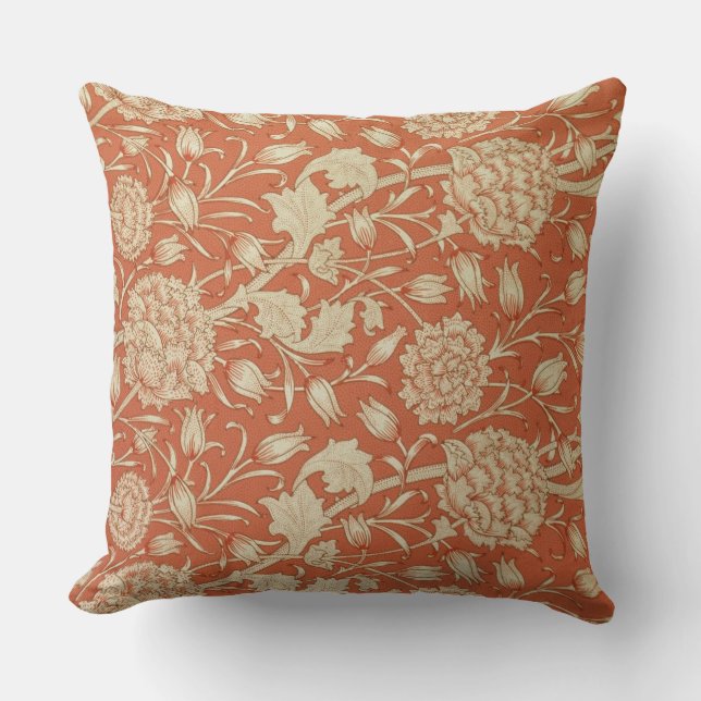 Coussin Conception de papier peint de tulipe, 1875 (Recto)