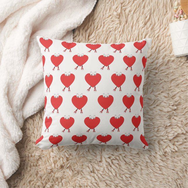 Coussin Conception de personnage d'amour mignon en forme d (Couverture)