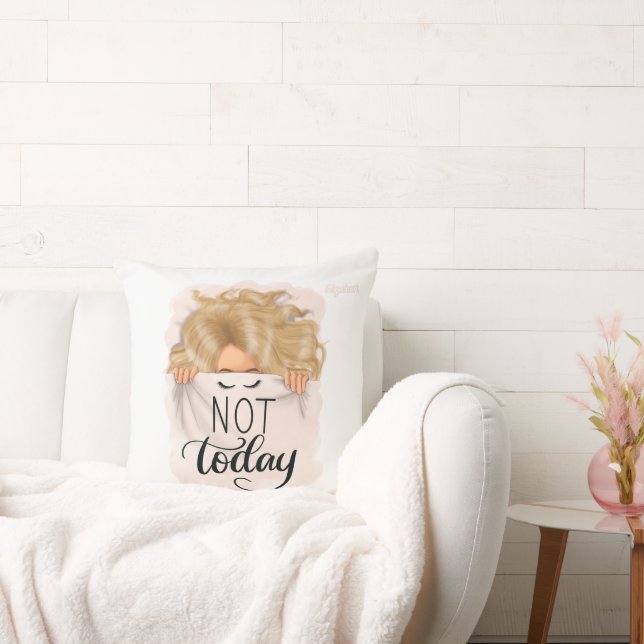 Coussin Conception de pouvoir pour les jeunes filles blond (Canapé)