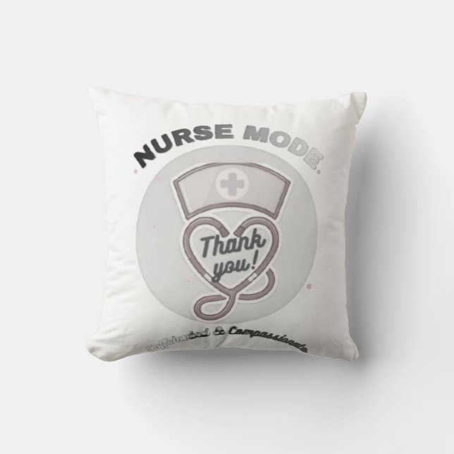 Coussin Conception de stéthoscope en forme de cœur en mode (Recto)