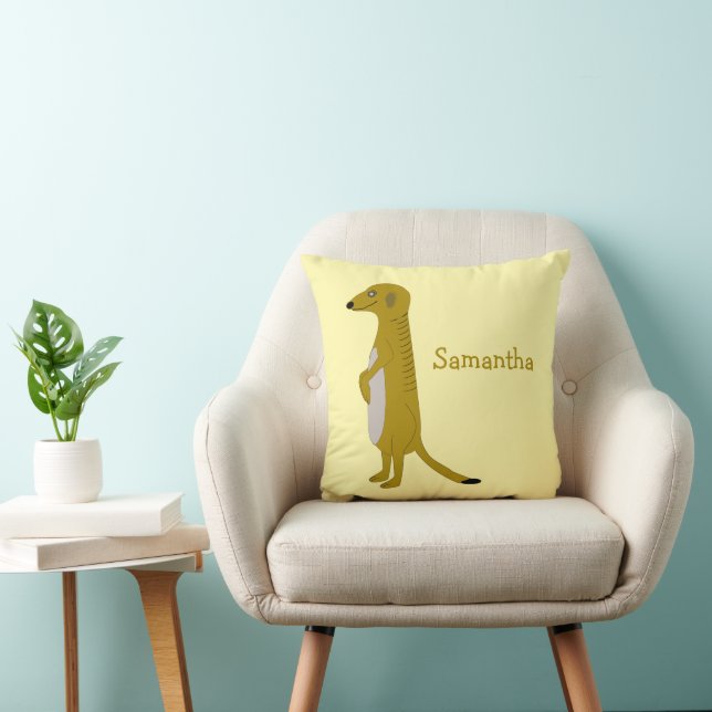 Coussin Conception de suricate personnalisée (Chaise)