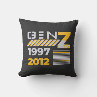 Coussin Conception de T-Shirt Graphique Génération Z 1997