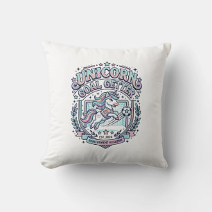 Coussin Conception de tee-shirt graphique de style rétro L