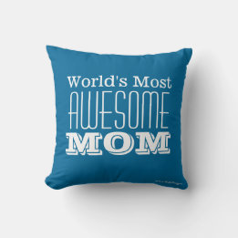 Coussin Conception de texte MAMAN LA PLUS GÉNIALE AU MONDE