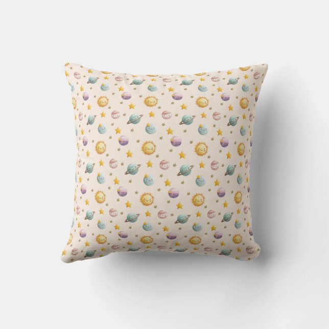 Coussin Conception de textile pour chambre de bébé : tissu (Verso)