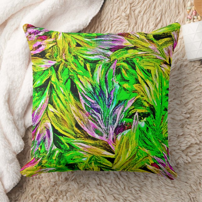 Coussin Conception de traits Plantes dynamiques (Couverture)