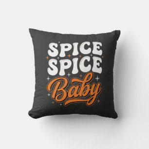 Coussin Conception de typographie rétro Halloween Spice Sp