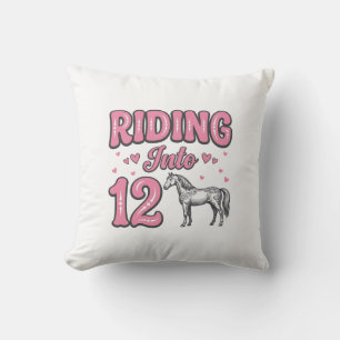 Coussin Conception de vecteur de 12 ans de fête d'annivers