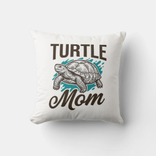 Coussin Conception de vecteur de gravure vintage de maman