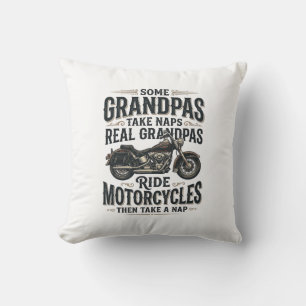 Coussin Conception de vecteur vintage de sieste de moto de