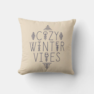Coussin Conception de vidéos d'hiver