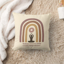 Conception de yoga arc-en-ciel de pleine conscienc
