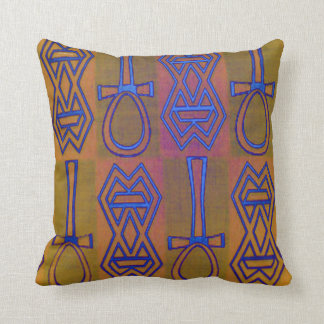 Coussin Conception des symboles africains