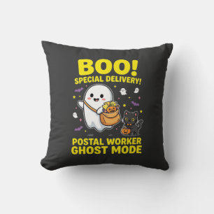 Coussin Conception d'Halloween pour les travailleurs posta