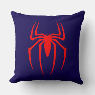 Coussin Conception d'insecte d'araignée rouge