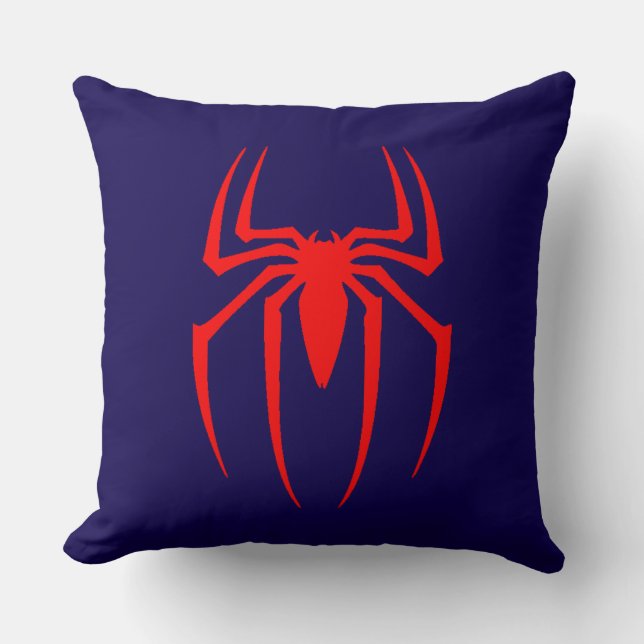 Coussin Conception d'insecte d'araignée rouge (Recto)