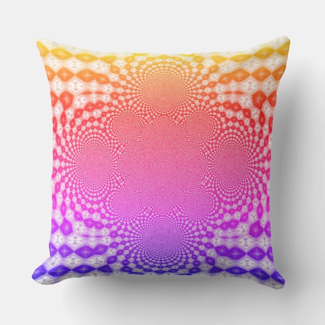 Coussin Conception d'inversion arc-en-ciel Polaire (Recto)