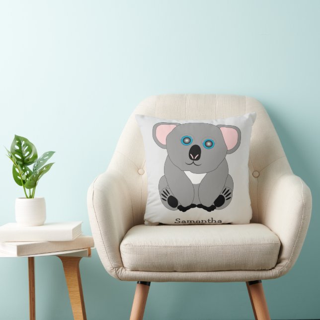 Coussin Conception d'ours koala personnalisée (Chaise)
