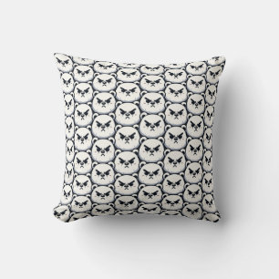 Coussin Conception d'ours polaire en colère