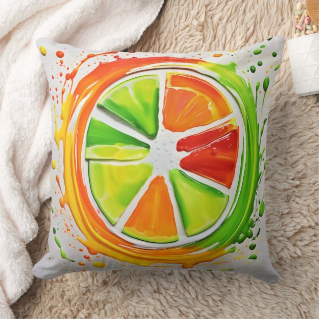 Coussin Conception Éclaboussure de Citron (Couverture)