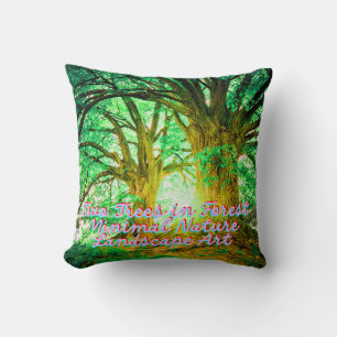 Coussin Conception esthétique de la nature calme