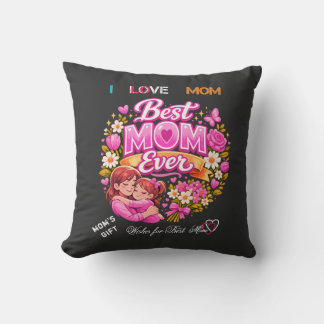Coussin Conception esthétique rose originale Maman adorabl