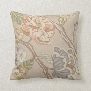 Coussin Conception florale de chintz d'organza de