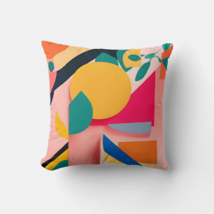 Coussin Conception florale géométrique de Bauhaus
