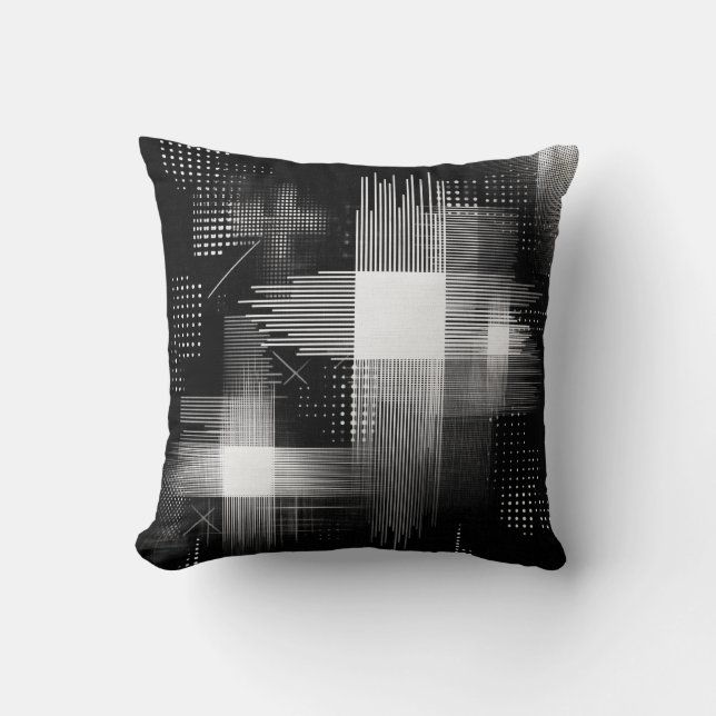 Coussin Conception géométrique Abstraite (Recto)