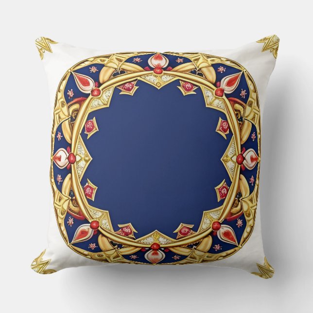 Coussin Conception Géométrique Abstraite (Recto)