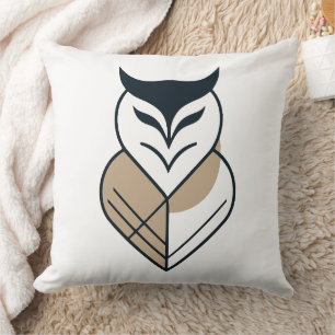 Coussin Conception géométrique du logo OWL