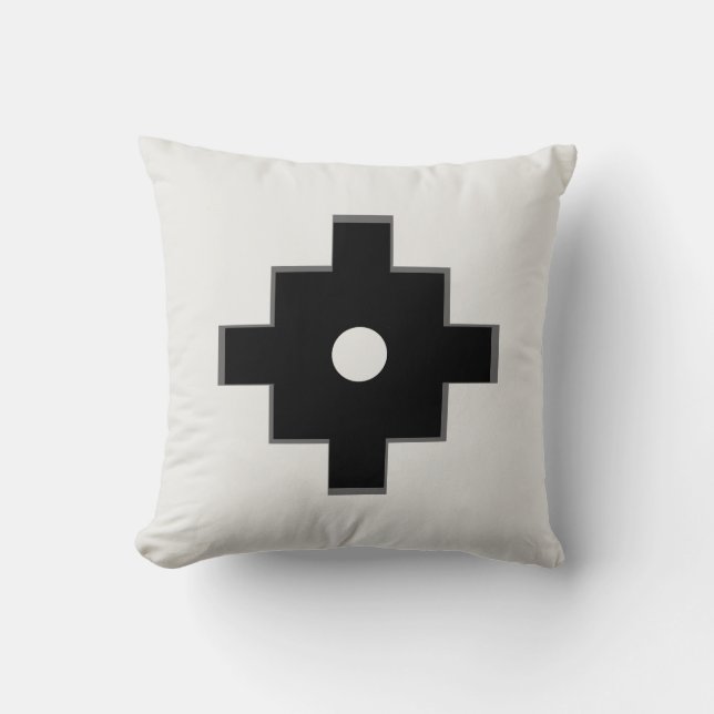 Coussin Conception géométrique élégante de Machu Picchu (Recto)