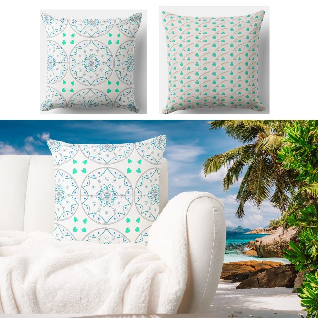 Coussin Conception géométrique moderne et grande pour vos  (Créateur téléchargé)