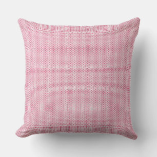 Coussin Conception géométrique rose de haute qualité à mot