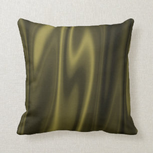 Coussin Conception graphique de tissu de vert olive