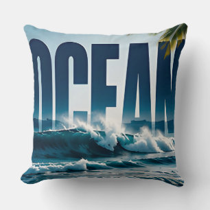 Coussin Conception graphique éditoriale de luxe côtier océ