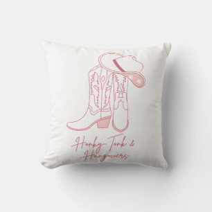 Coussin Conception Honky Tonk et Gueules de Bois Bottes