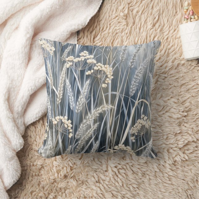 Coussin Conception impressionniste de blé tranquille et de (Couverture)