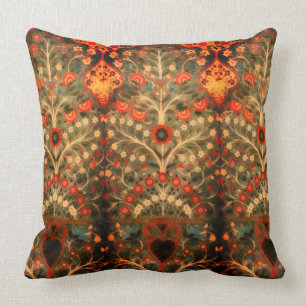 Coussin Conception indienne antique de textile