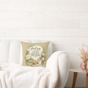 Coussin Conception Inspirationnelle Cottagecore Florale Bo