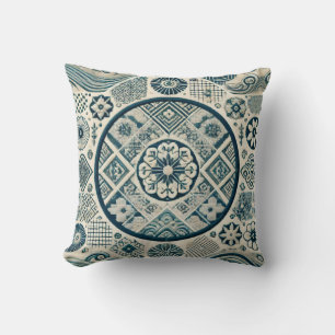 Coussin Conception inspirée par Shashiko 3